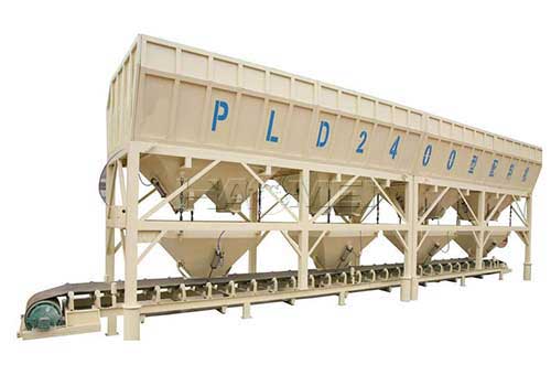 Small batch concrete batching equipment