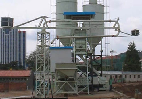 Setting up concrete batching plant