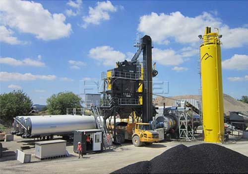 120t H Stationary Asphalt Mi Plant with Integrated Finished Bin