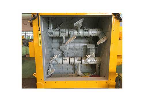 Concrete mixing bag machine mixer agitator