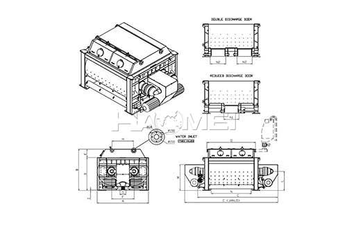 Industrial mixer machine concrete mixer machine drum roller