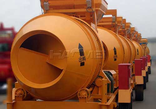 Gas powered concrete mixer electric concrete mixer