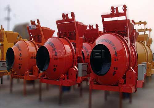 Metered concrete machine small transit mixer