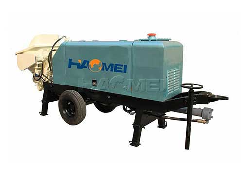 Small concrete pump machine concrete mix delivery