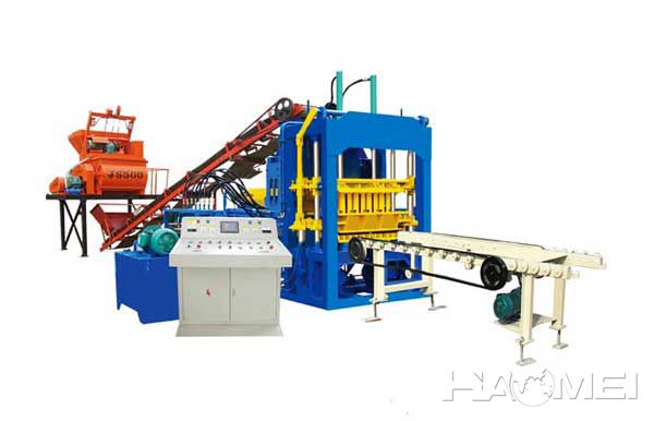 Concrete bricks machine ash machine